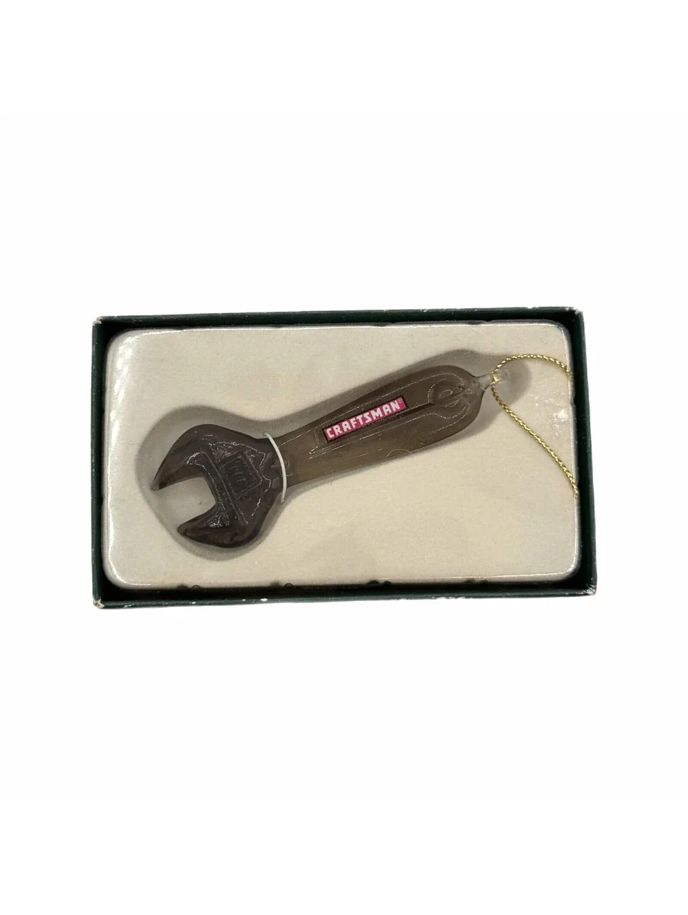 Vintage 2003 Craftsman Blown Glass Wrench Ornament – New in Box